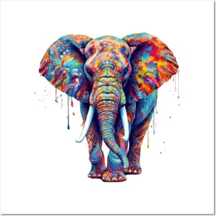 Colorful Elephant #1 Posters and Art